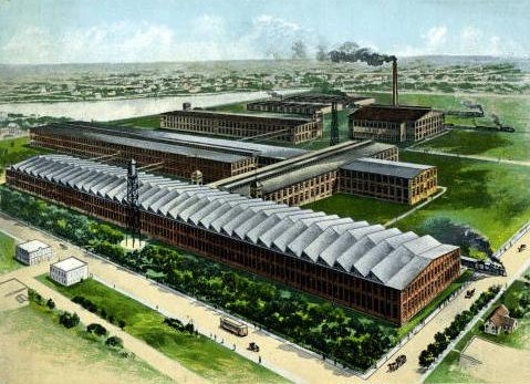 White Oak Mills à Greensboro, Caroline du Nord, 1909, Cone Mills Corporation. 