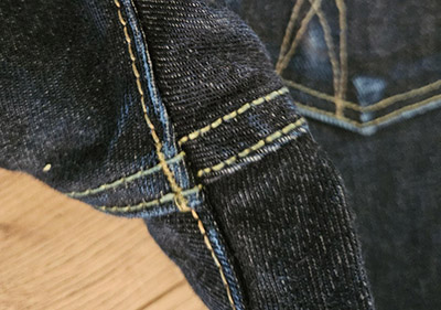 Crotch seam The Strike Gold SG3109 17oz.