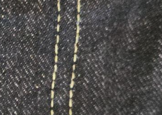 Double stitching.