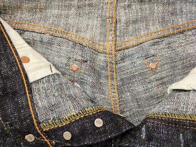 Rivets cachés Pure Blue Japan WSB-019 16oz.